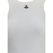 Vivienne Westwood White Cotton Tank Tops