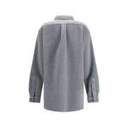 Miu Miu Gray Polyester Shirt