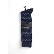 Emporio Armani Underwear Blue Cotton Socks