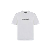 Palm Angels White Cotton T-Shirt