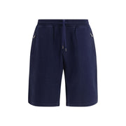 Brunello Cucinelli Blue Cotton Bermuda Shorts