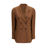 Lardini Brown Linen Blazer
