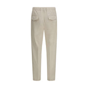 Lardini Beige Cotton Casual Pants