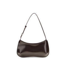 Jacquemus Brown Calf Leather Bos Taurus Shoulder Bag