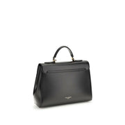 Dolce & Gabbana Black Calf Leather Bos Taurus Shoulder Bag