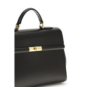 Dolce & Gabbana Black Calf Leather Bos Taurus Shoulder Bag