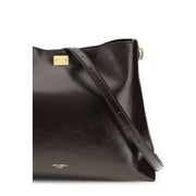 Dolce & Gabbana Brown Calf Leather Bos Taurus Shoulder Bag