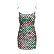 Oséree Multicolor Polyester Cocktail Dress