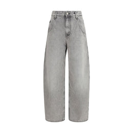 Jacob Cohen Gray Cotton Relaxed Fit Jeans