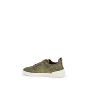 ZEGNA Bicolor Calf Leather Bos Taurus Low Top Sneakers