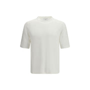 Lardini White Linen T-Shirt