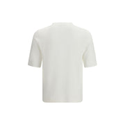 Lardini White Linen T-Shirt