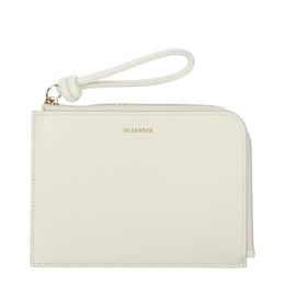 Jil Sander Beige Leather Wallet