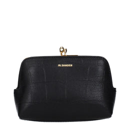 Jil Sander Black Leather Crossbody Bag