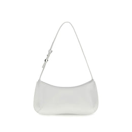 Jacquemus White Calf Leather Bos Taurus Shoulder Bag