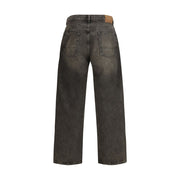 Our Legacy Black Cotton Relaxed Fit Jeans