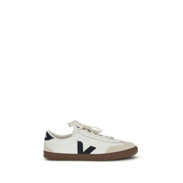 Veja White Calf Leather Bos Taurus Athletic Sneakers