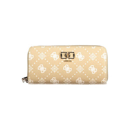 Guess Jeans Beige Polyurethane Women Wallet