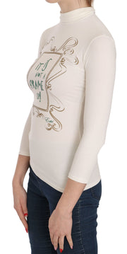 Exte Crew Neck It Is Not A Frame Up! Print Blouse