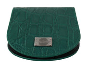 Dolce & Gabbana Green Exotic Skins Condom Case Holder Wallet