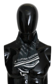 Costume National Blue Foulard Silk Women  Scarf