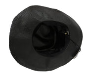 Costume National Black Wide Brim Cowboy Solid Hat
