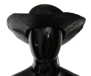 Costume National Black Wide Brim Cowboy Solid Hat