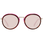 Emilio Pucci Brown Metal & Plastic Sunglasses