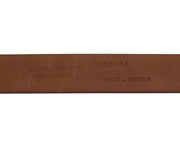 Dolce & Gabbana Purple Leather Logo Cintura Gürtel Belt