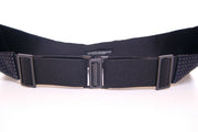 Dolce & Gabbana Blue Waist Smoking Tuxedo Cummerbund Belt