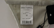 Arzu Kaprol White Lashes Open Back Vest Jacket
