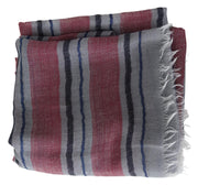 Missoni Multicolor Striped Wool Blend Unisex Neck Wrap Scarf