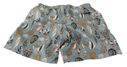 Dolce & Gabbana Blue Seashell Beachwear Swimwear Shorts