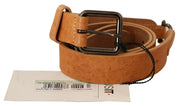 Costume National Light Brown Buckle Waist Belt