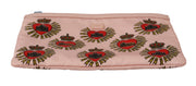 Dolce & Gabbana Clutch Pink D&G Logo Devotion Heart Toiletry Pouch Wallet