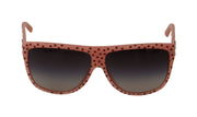 Dolce & Gabbana Brown Stars Acetate Frame Women Shades Sunglasses