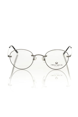 Frankie Morello Gray Metallic Fibre Glasses Frame