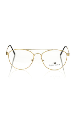 Frankie Morello Gold Metallic Fibre Glasses Frame