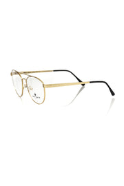 Frankie Morello Gold Metallic Men's Frame Aviator Eyeglasses