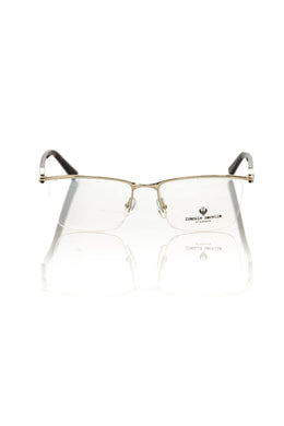Frankie Morello Gold Metallic Fibre Glasses Frame