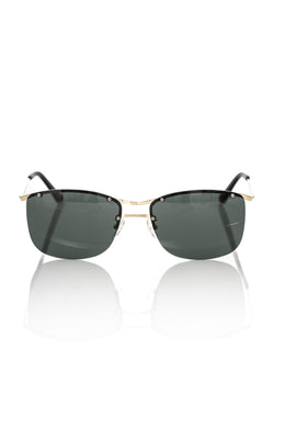Frankie Morello Black Metallic Fibre Sunglass