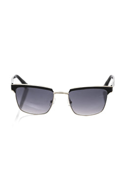 Frankie Morello Black Metallic Fibre Sunglass