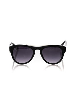 Frankie Morello Black Acetate Sunglass