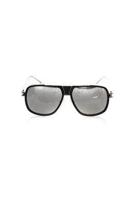Frankie Morello Black Metallic Fibre Sunglass
