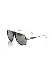 Frankie Morello Black Metallic Fibre Sunglass