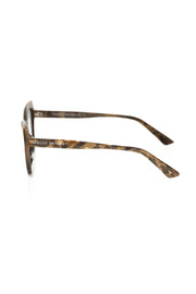 Frankie Morello Beige Acetate Glasses Frame