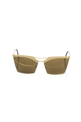 Frankie Morello Gold Metallic Fibre Sunglass