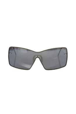 Frankie Morello Black Metallic Fibre Sunglass