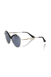 Frankie Morello Black Metallic Fibre Sunglass