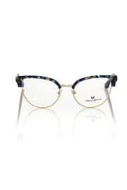 Frankie Morello Blue Metallic Fibre Glasses Frame